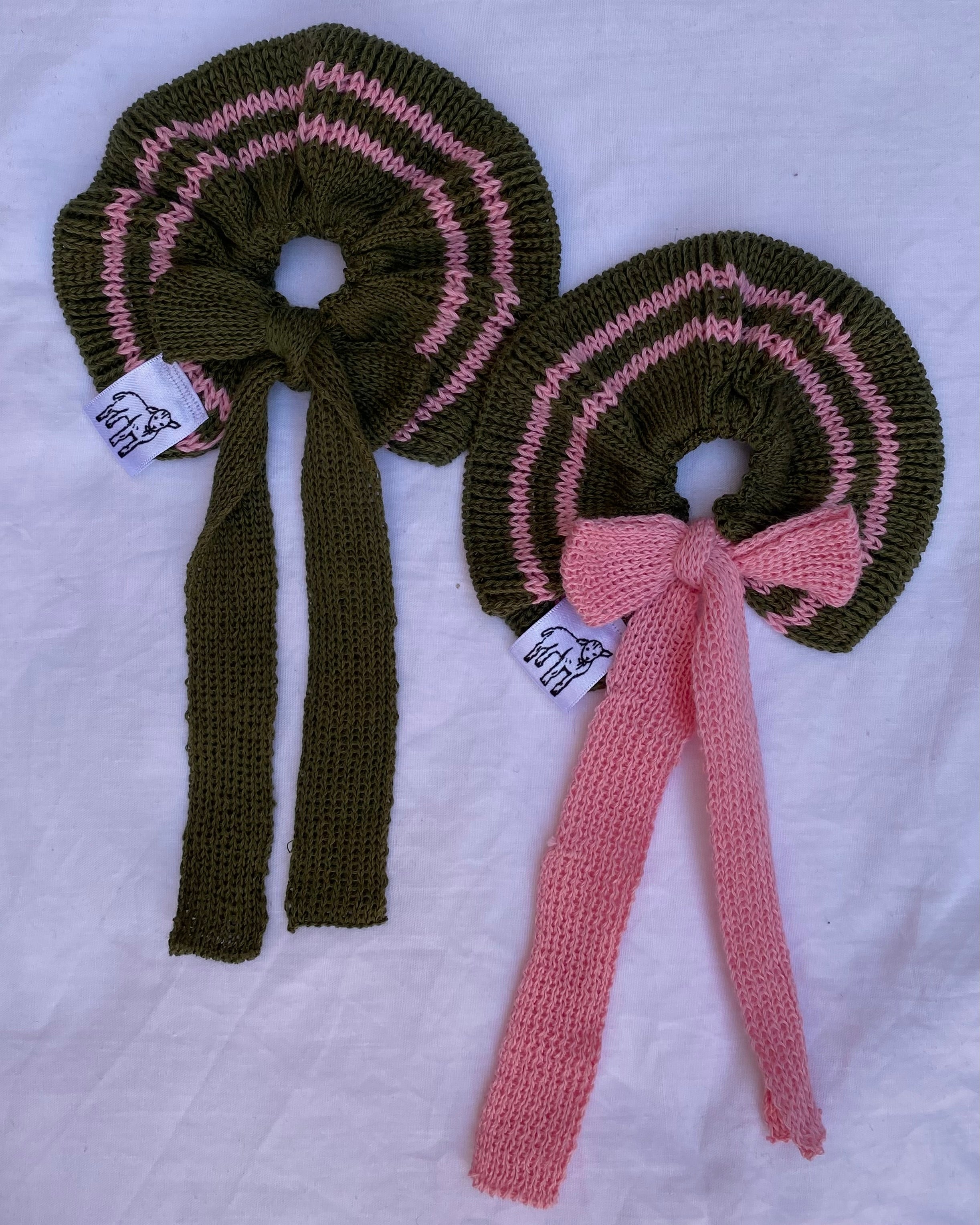 Stripped scrunchies