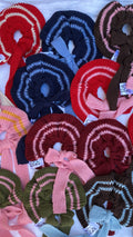 Stripped scrunchies