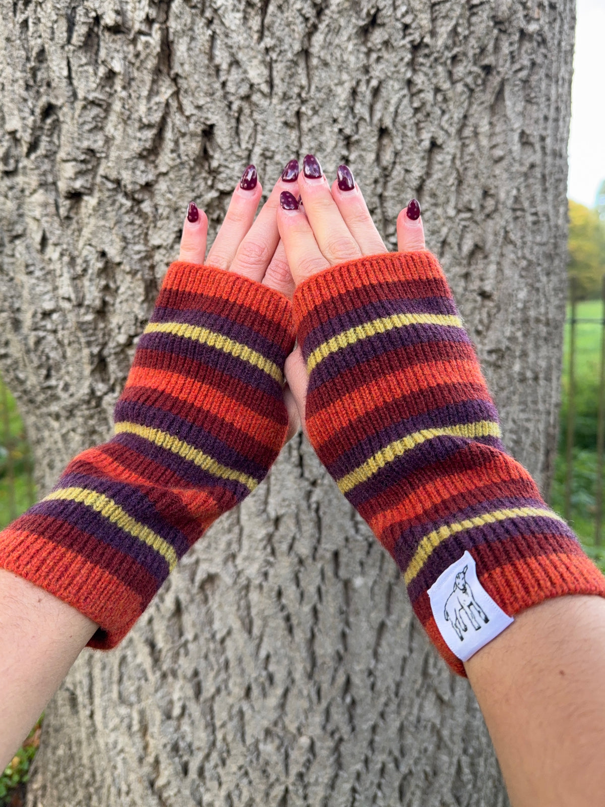 Elowen fingerless gloves