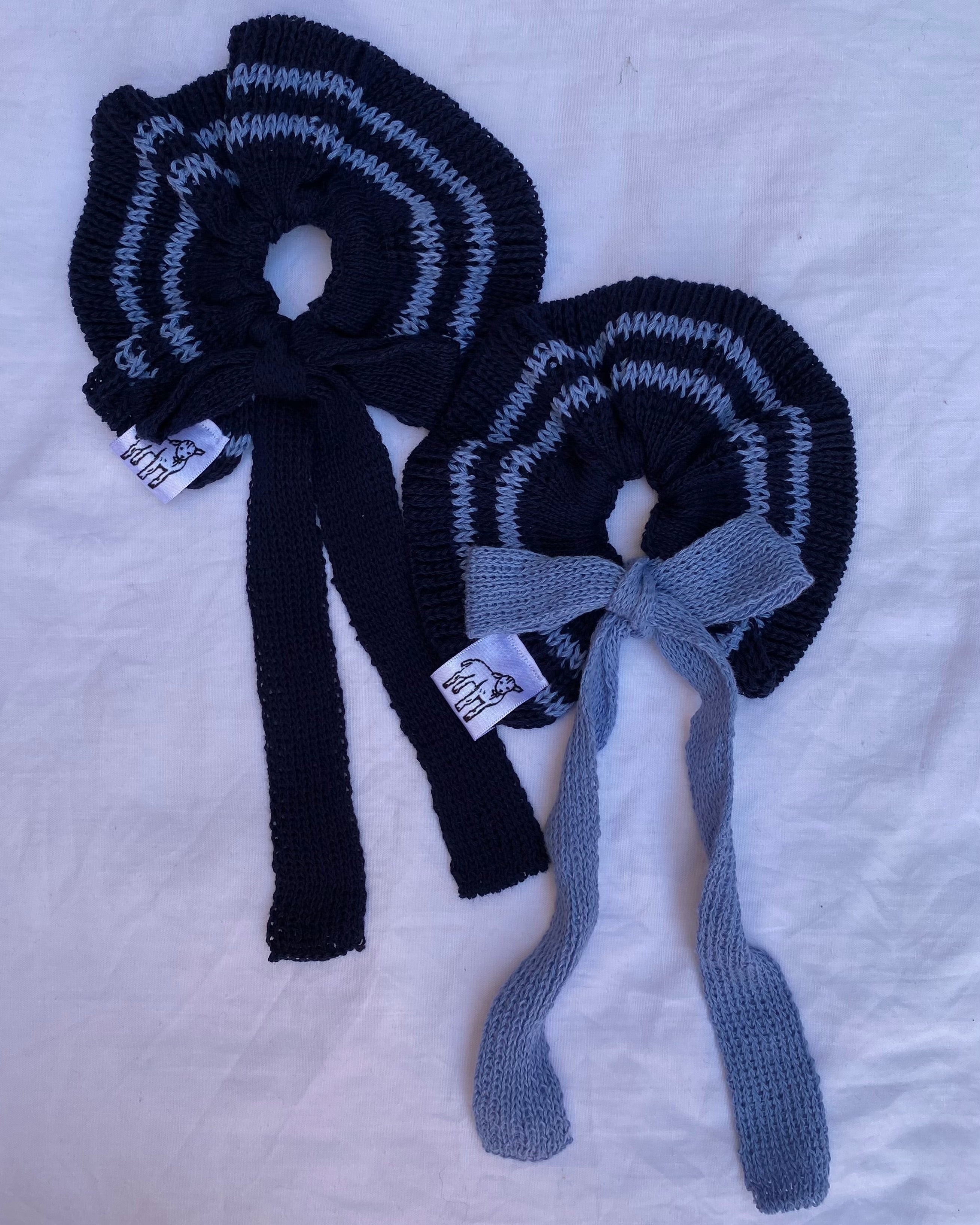 Stripped scrunchies